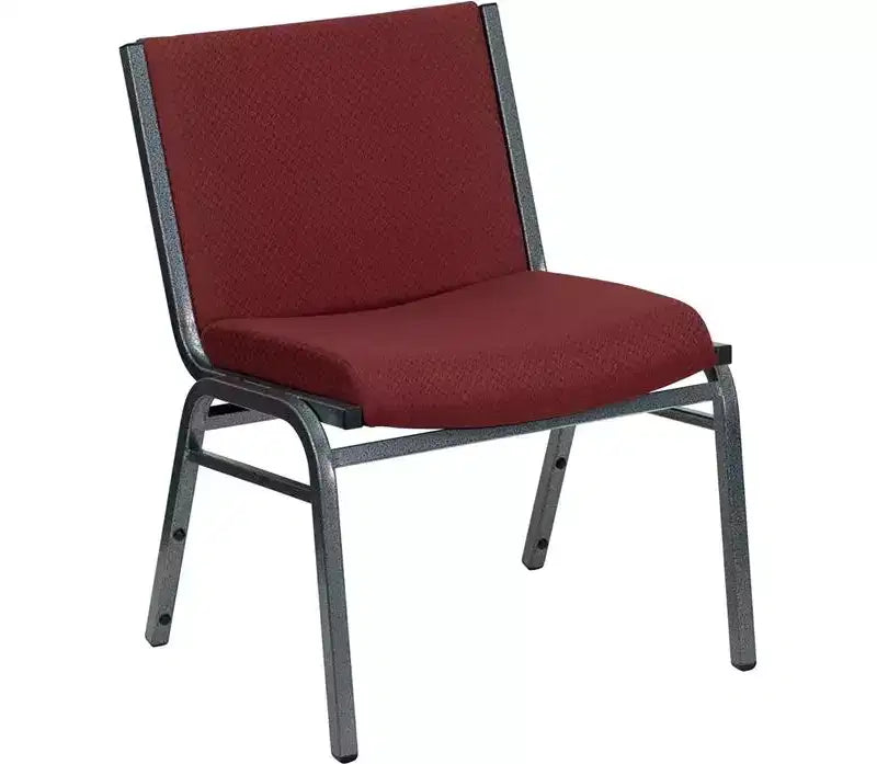 Emma and Oliver 1000 lb. Big & Tall Fabric Stack Chair