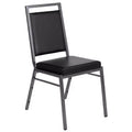 Emma and Oliver Square Back Banquet Stack Chair - Wedding Party Event Chair