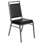 Emma and Oliver Square Back Banquet Stack Chair - Wedding Party Event Chair