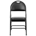 Chaise pliante rembourrée Emma et Oliver, lot de 2, facile à transporter, pour la maison et le bureau, pour fêtes et événements