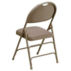 Chaise pliante rembourrée Emma et Oliver, lot de 2, facile à transporter, pour la maison et le bureau, pour fêtes et événements