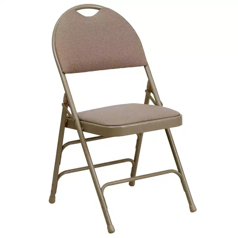 Chaise pliante rembourrée Emma et Oliver, lot de 2, facile à transporter, pour la maison et le bureau, pour fêtes et événements