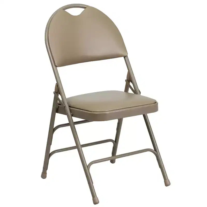 Chaise pliante rembourrée Emma et Oliver, lot de 2, facile à transporter, pour la maison et le bureau, pour fêtes et événements
