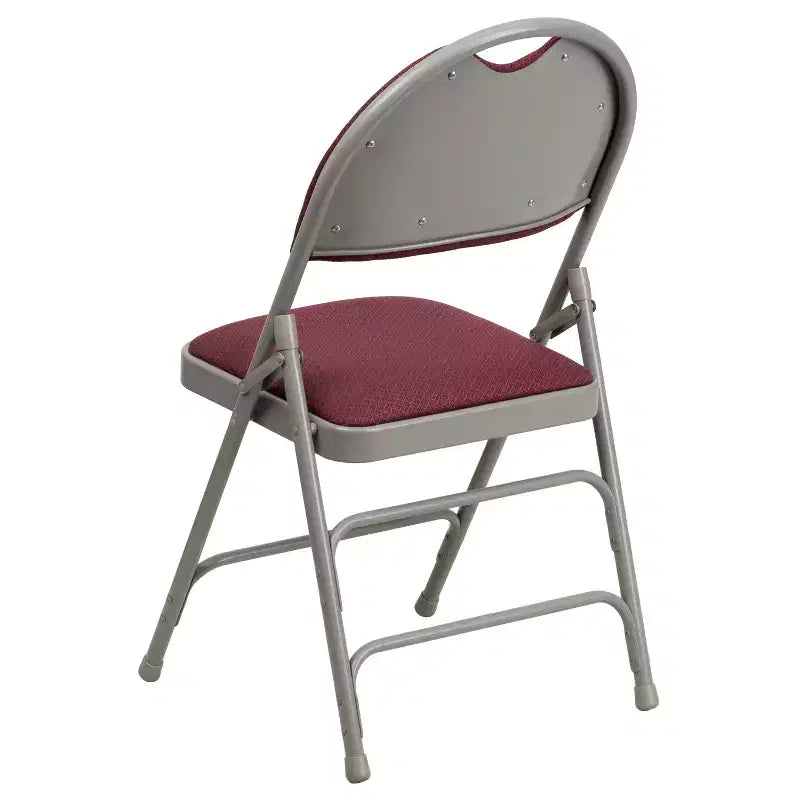 Chaise pliante rembourrée Emma et Oliver, lot de 2, facile à transporter, pour la maison et le bureau, pour fêtes et événements
