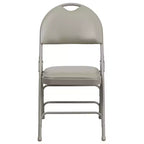 Chaise pliante rembourrée Emma et Oliver, lot de 2, facile à transporter, pour la maison et le bureau, pour fêtes et événements