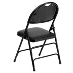 Chaise pliante rembourrée Emma et Oliver, lot de 2, facile à transporter, pour la maison et le bureau, pour fêtes et événements