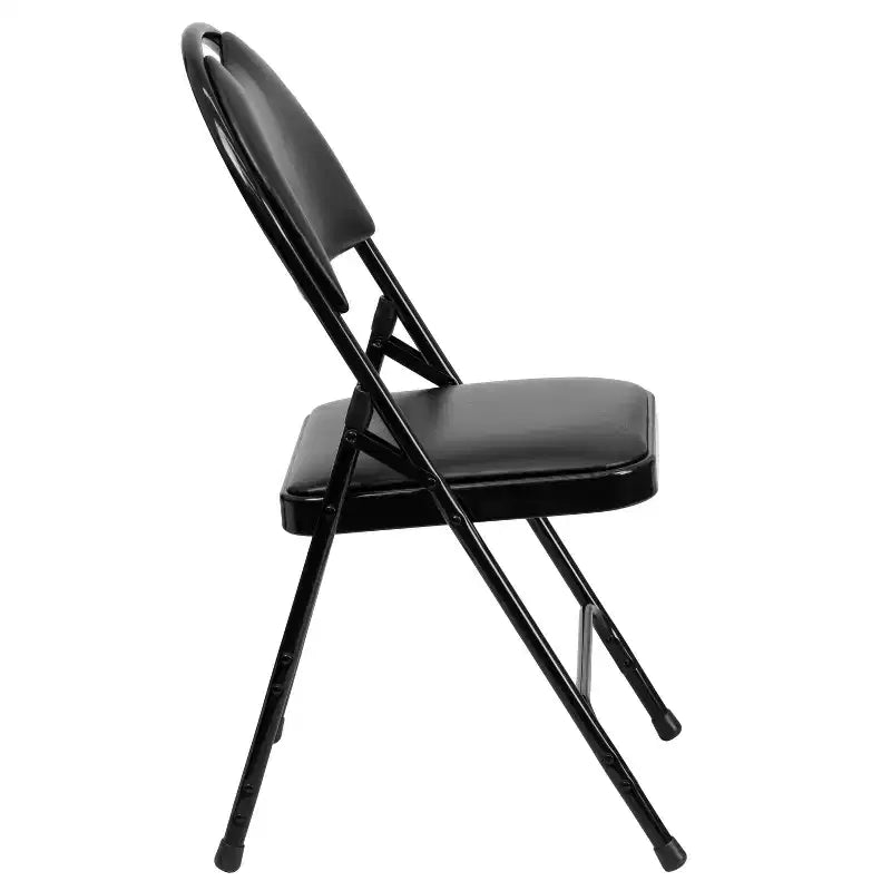 Chaise pliante rembourrée Emma et Oliver, lot de 2, facile à transporter, pour la maison et le bureau, pour fêtes et événements