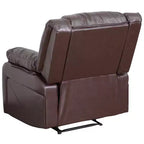 Fauteuil inclinable Emma et Oliver avec dossier rembourré et accoudoirs rembourrés
