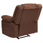 Fauteuil inclinable Emma et Oliver avec dossier rembourré et accoudoirs rembourrés