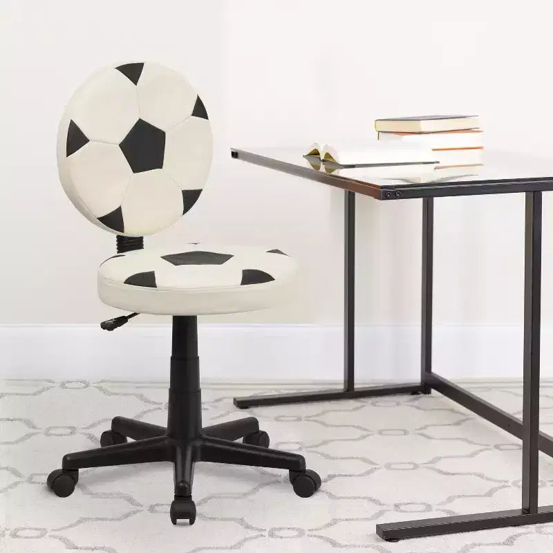 Chaise de Bureau pivotante Emma et Oliver pour le Travail au Football