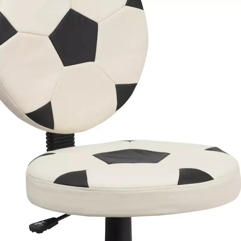 Chaise de Bureau pivotante Emma et Oliver pour le Travail au Football