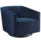 Lot de 2 chaises pivotantes Twist en velours de performance - Modway