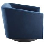 Lot de 2 chaises pivotantes Twist en velours de performance - Modway