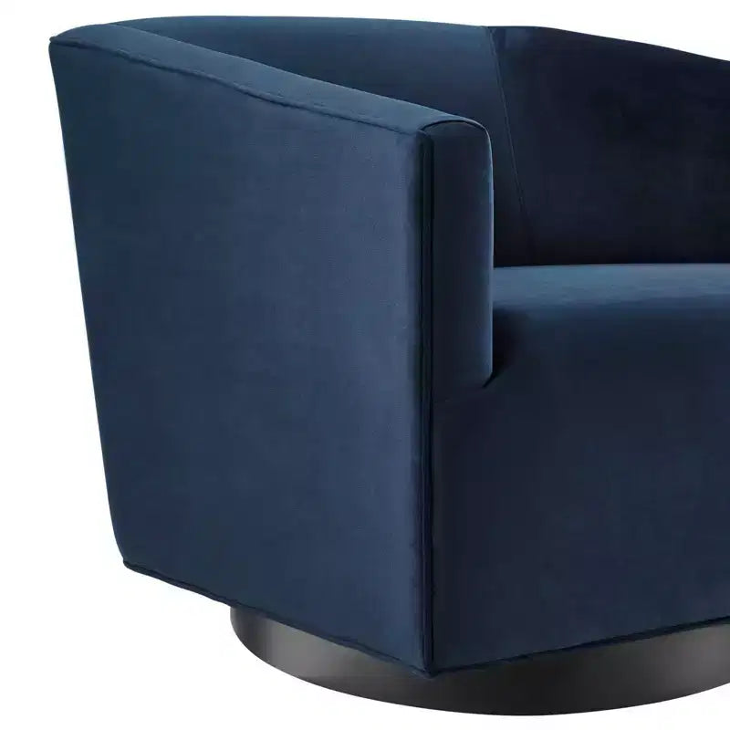 Lot de 2 chaises pivotantes Twist en velours de performance - Modway