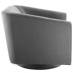 Lot de 2 chaises pivotantes Twist en velours de performance - Modway