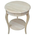 Table d'appoint International Concepts Cambria en bois massif