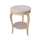 Table d'appoint International Concepts Cambria en bois massif