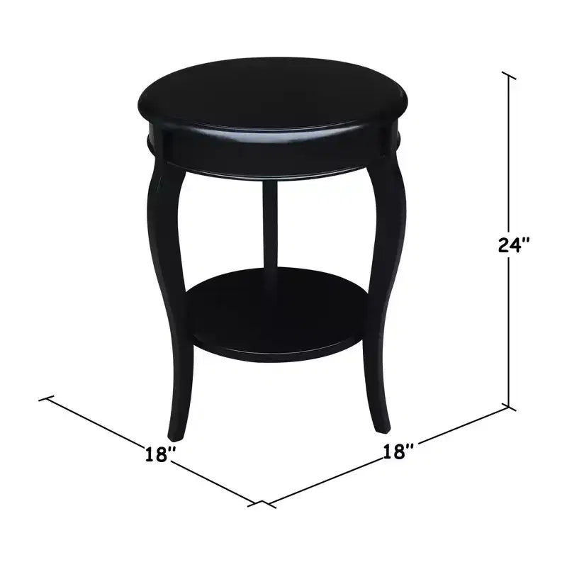 Table d'appoint International Concepts Cambria en bois massif