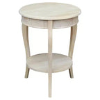 Table d'appoint International Concepts Cambria en bois massif