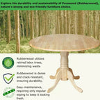 Table de salle à manger 42 Mason Round Dual Drop Leaf - International Concepts