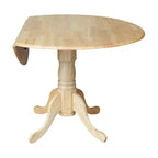 Table de salle à manger 42 Mason Round Dual Drop Leaf - International Concepts