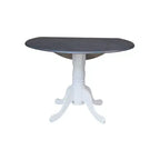 Table de salle à manger 42 Mason Round Dual Drop Leaf - International Concepts