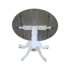 Table de salle à manger 42 Mason Round Dual Drop Leaf - International Concepts