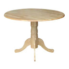 Table de salle à manger 42 Mason Round Dual Drop Leaf - International Concepts