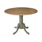 Table de salle à manger 42 Mason Round Dual Drop Leaf - International Concepts