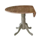 Table de salle à manger 42 Mason Round Dual Drop Leaf - International Concepts