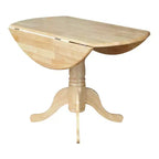 Table de salle à manger 42 Mason Round Dual Drop Leaf - International Concepts