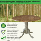Table de salle à manger 42 Mason Round Dual Drop Leaf - International Concepts