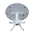 Table de salle à manger 42 Mason Round Dual Drop Leaf - International Concepts
