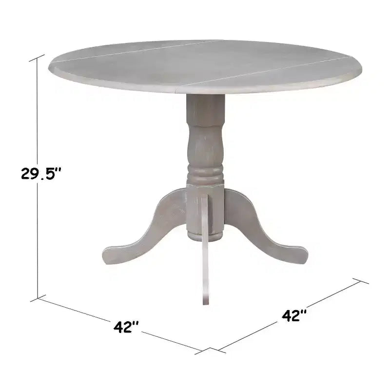 Table de salle à manger 42 Mason Round Dual Drop Leaf - International Concepts
