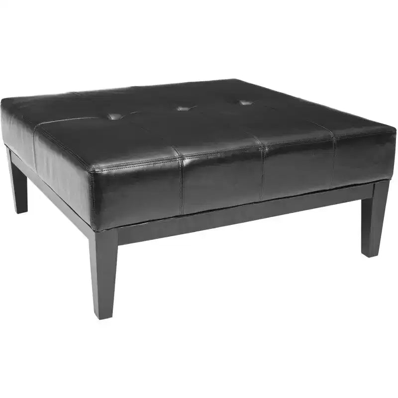 Repose-pieds cocktail Fulton Square - HUD8237 - Noir - Safavieh Couture