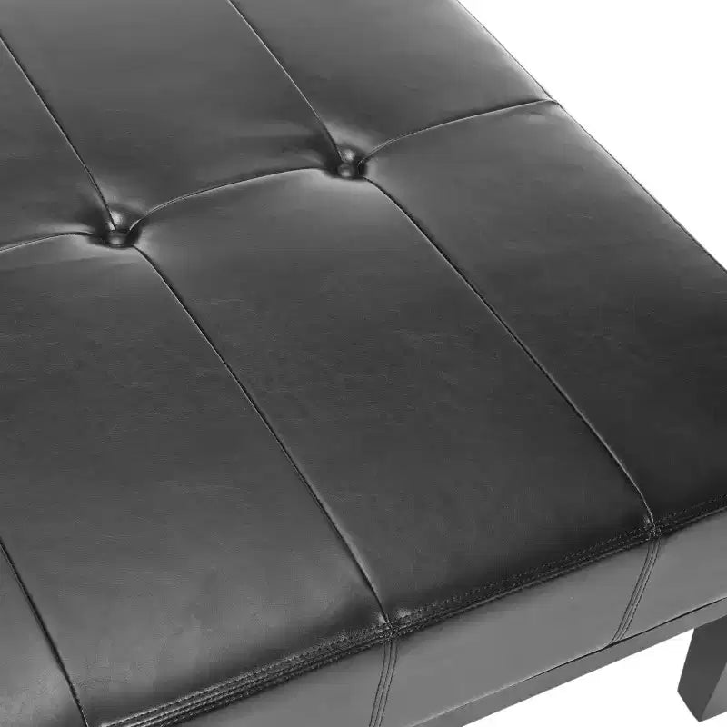 Repose-pieds cocktail Fulton Square - HUD8237 - Noir - Safavieh Couture