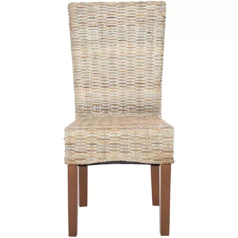 Chaise de salle à manger en osier Ozias 19 H (lot de 2) - SEA8014 - Safavieh