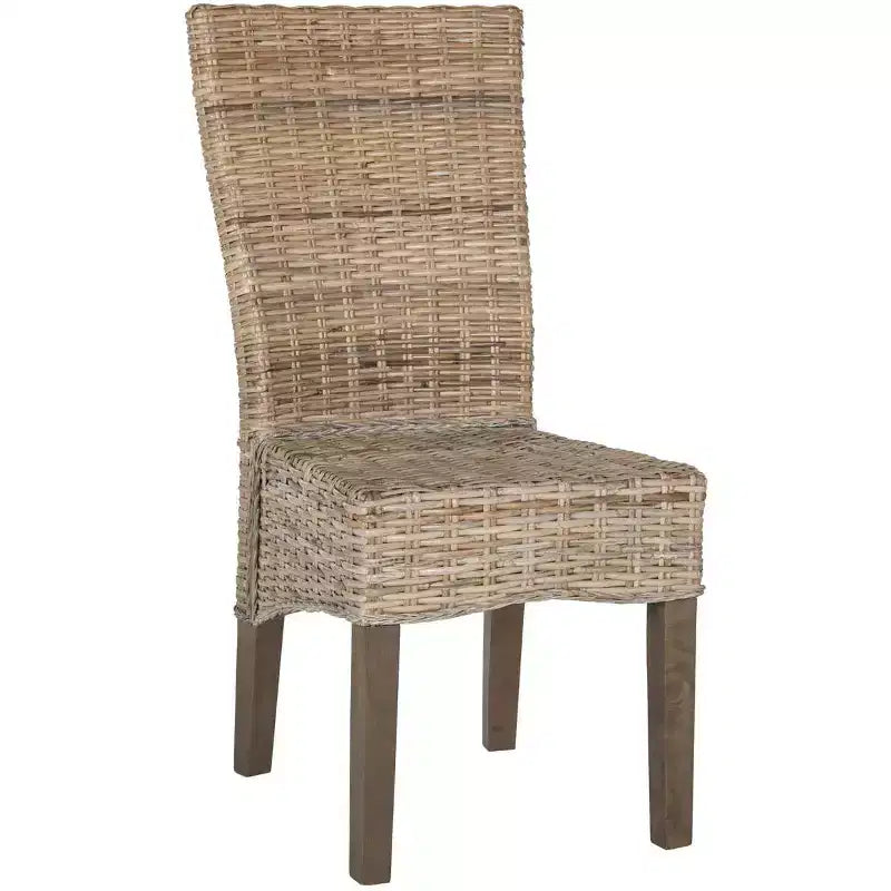 Chaise de salle à manger en osier Ozias 19 H (lot de 2) - SEA8014 - Safavieh