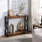 Table Console Breighton Home Xavier avec Étagère