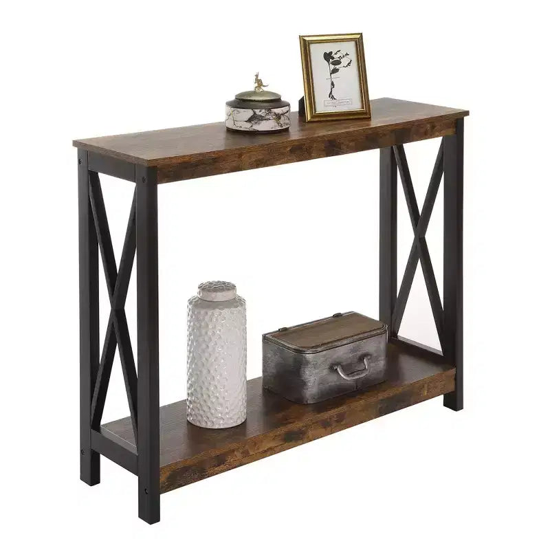 Table Console Breighton Home Xavier avec Étagère