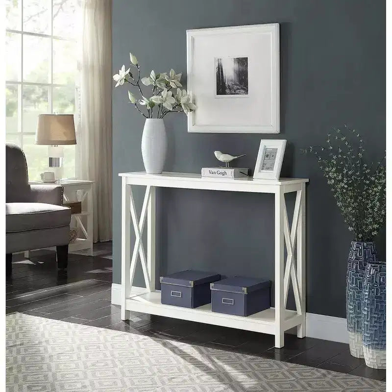 Table Console Breighton Home Xavier avec Étagère