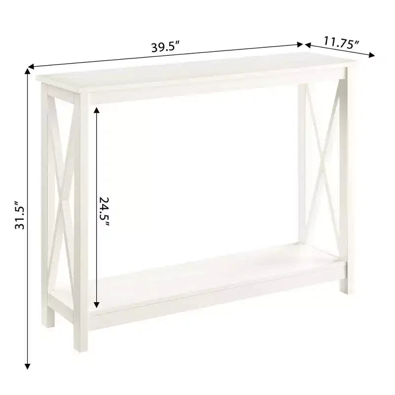 Table Console Breighton Home Xavier avec Étagère