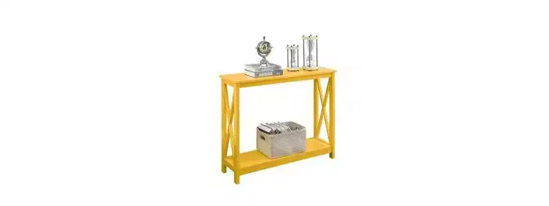Table Console Breighton Home Xavier avec Étagère