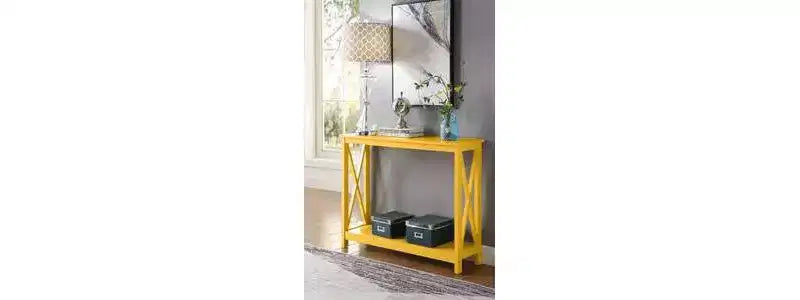 Table Console Breighton Home Xavier avec Étagère