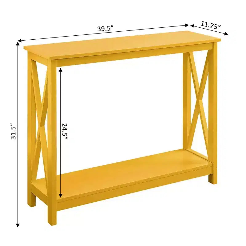 Table Console Breighton Home Xavier avec Étagère