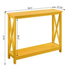 Table Console Breighton Home Xavier avec Étagère