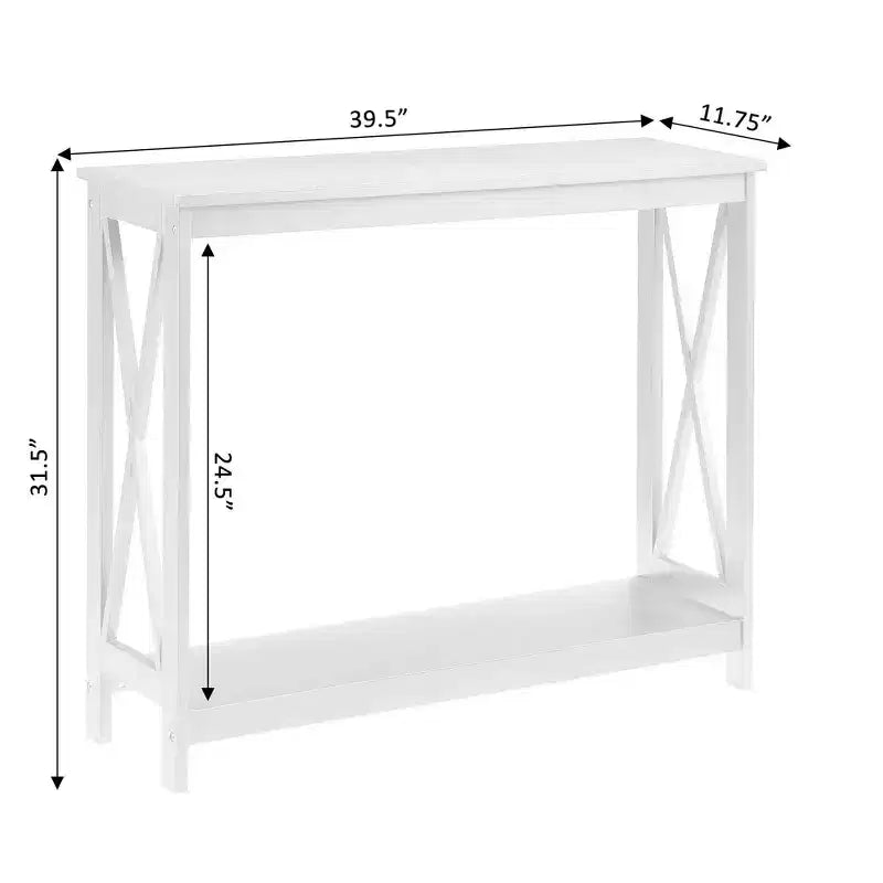 Table Console Breighton Home Xavier avec Étagère