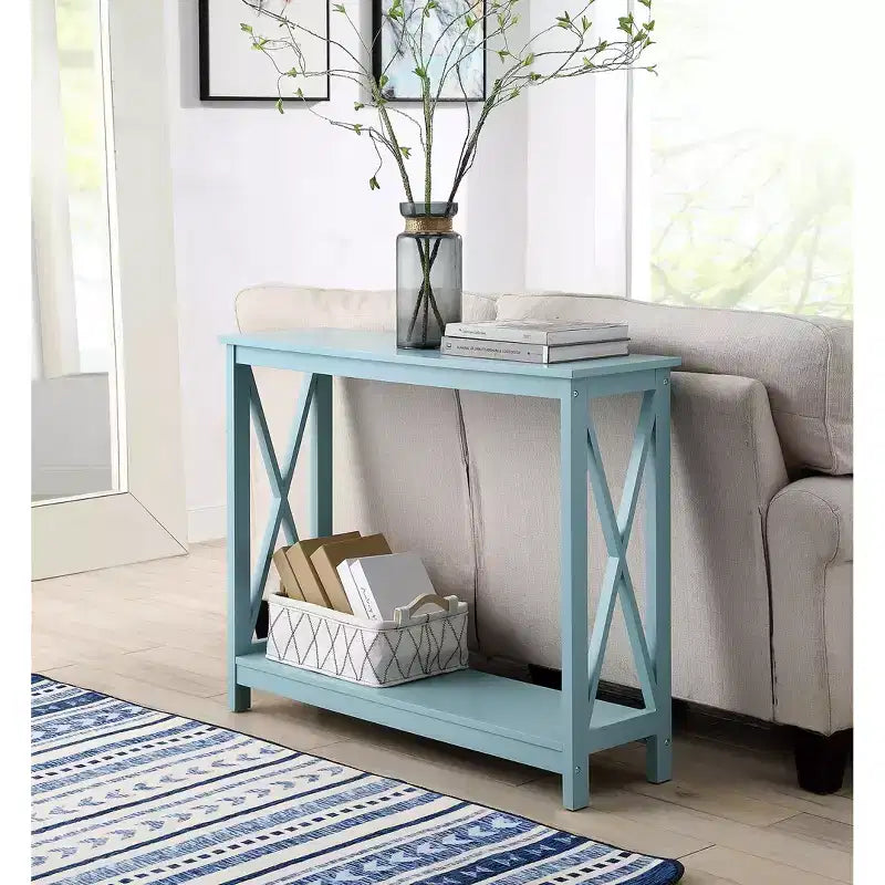 Table Console Breighton Home Xavier avec Étagère