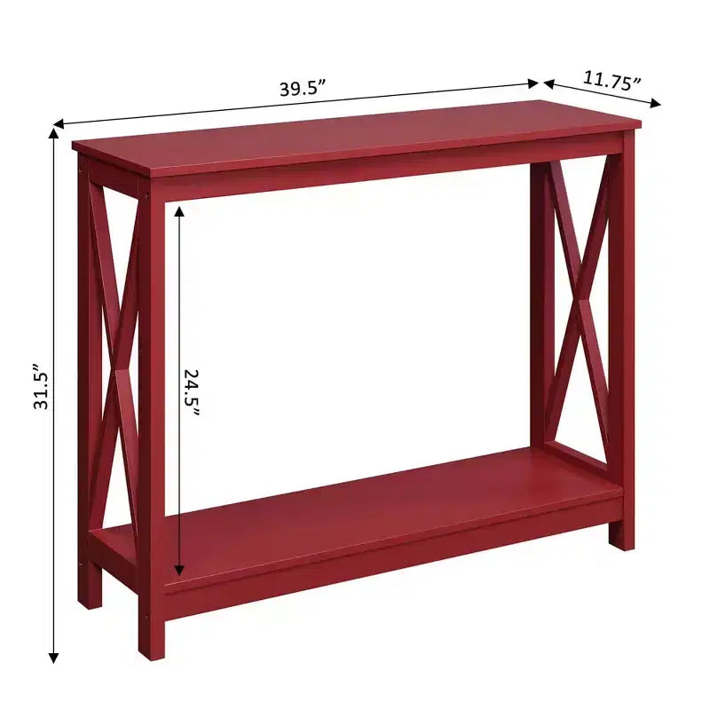 Table Console Breighton Home Xavier avec Étagère