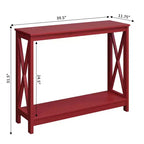 Table Console Breighton Home Xavier avec Étagère